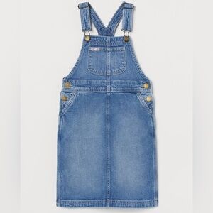 LEE X H&M Girls Denim Blue Overall Dress